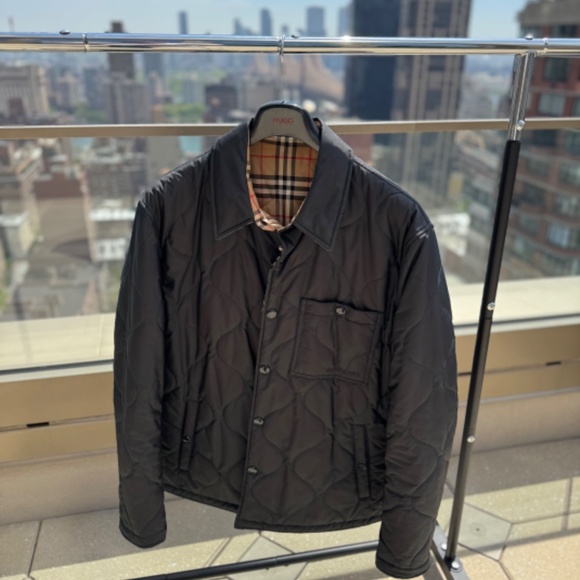 Burberry Men’s Quilted Down Coat - Picture 4 of 5
